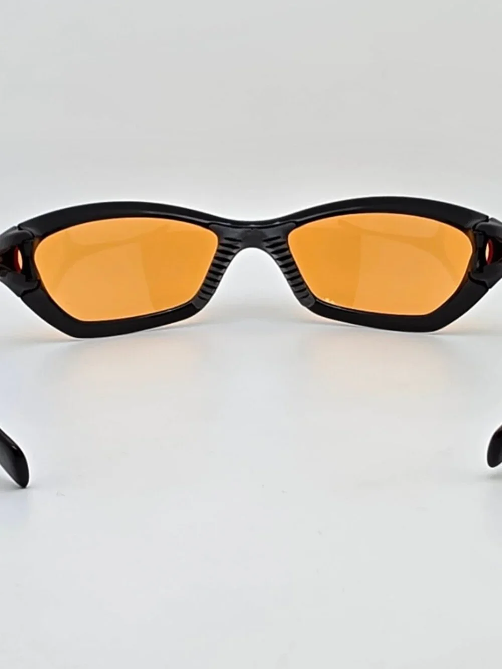 Nike EA0008 001 Interchange/S Black Frame Amber Lens Sunglasses Italy 65-19-134